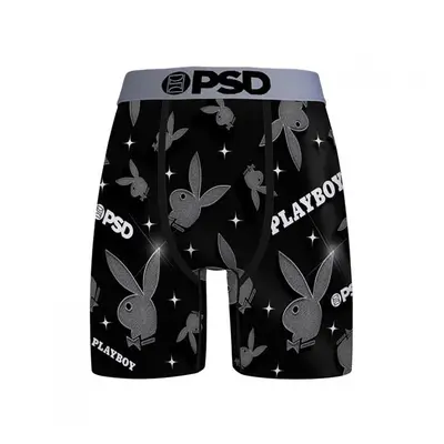 Playboy 867443-large-36 Sharp Stone PSD Boxer Briefs, Black - Large - Size