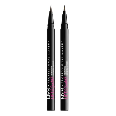 NYX PROFESSIONAL MAKEUP Lift & Snatch Eyebrow Tint Pen Ash Brown Pack Of