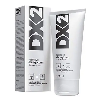 DX2 Shampoo for men against greying of dark hair 150ml, contains photopigments that protect natu