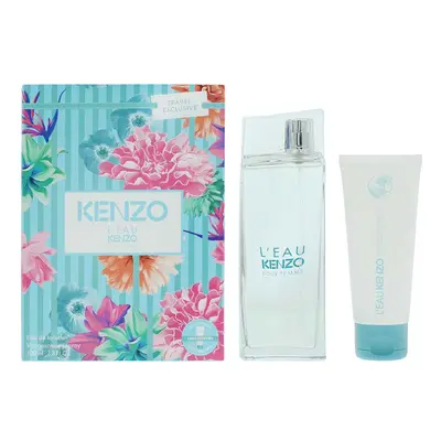 Kenzo L'eau Pour Femme Piece Gift Set: Eau de Toilette 100ml - Body Lotion 75ml