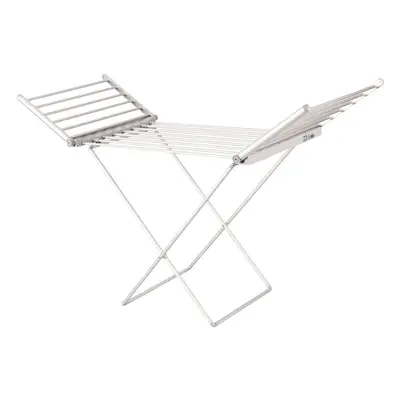 Oypla Electrical Extendable Heated Folding Clothes Horse Airer Dryer With Heated Wings