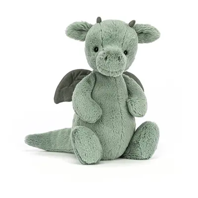 Jellycat Bashful Dragon Stuffed Animal Medium inches