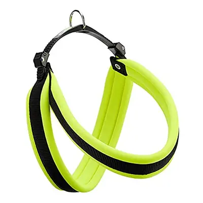 Agila Fluo Number Dog Harness, cm, Green