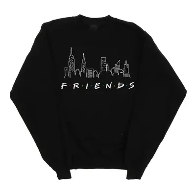 (3XL, Black) Friends Mens Skyline Logo Sweatshirt