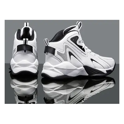 (white, 40) Men&apos;s Basketball Shoes New Basketball Shoes In Autumn And Winter Men&apos;s Sho