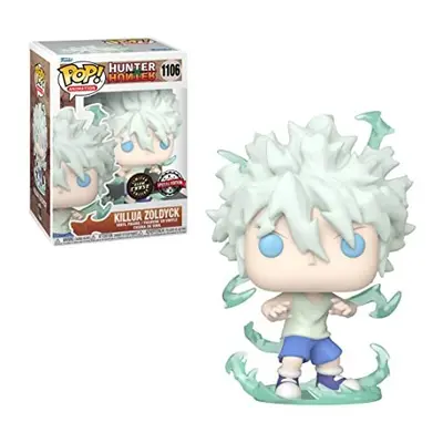 Pop Hunter x Hunter Killua Zoldyck 'Godspeed' (GITD) Chase Figure (AAA Anime Exclusive)