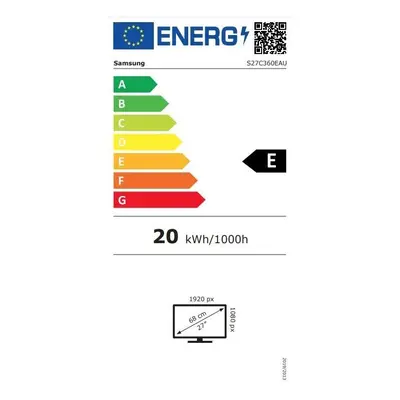 68,6cm/27" Samsung LS27C360EAU CURVED 16:9 HDMI VGA 4ms Black