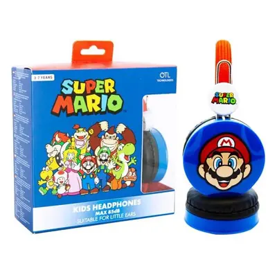 headphones Super Mario junior 3.5 mm 85db blue