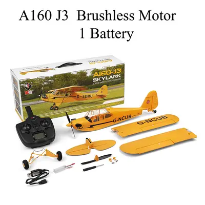 (Brushless version) Hot Sale RC Plane RTF 2.4G Brushless Motor 3D/6G Remote Control Airplane Wlt