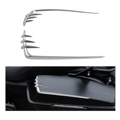 Motorcycle Saddlebag Lid Accents For Harley Touring Road King Electra Glide Street Glide FLT FLH