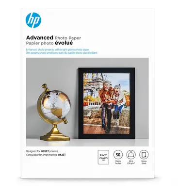 HP Advanced Photo Paper Glossy 8.5x11 in sheets (Q7853A)