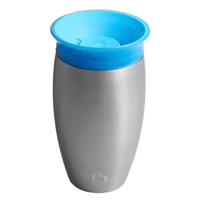 Munchkin Miracle Degree Stainless Steel Sippy Cup, oz/296 ml, Blue