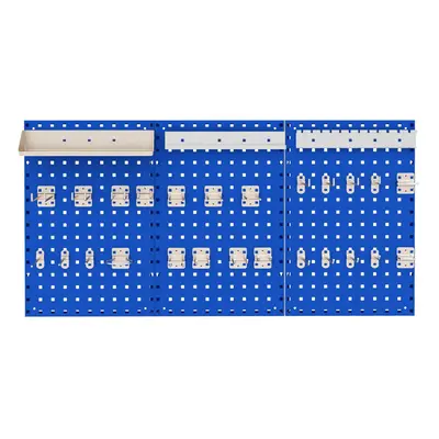 Wall-Mounted Pegboard Kit Pegboard Tool Organizing Kit-Navy