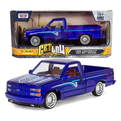 All Star Toys Motormax Chevy 454SS Pickup Lowrider Truck Candy Bl