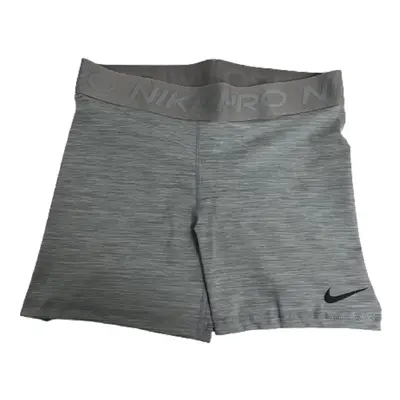 Nike Women's Pro 5 Inch Shorts (X-Small Grey)