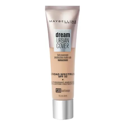 Maybelline Dream Urban Cover Flawless Coverage Foundation Makeup SPF Buff Beige