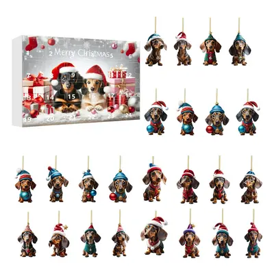 (L, One Size) Christmas Hanging Decor Countdown Calendar Decorative Taylor Hangings Advent Calen