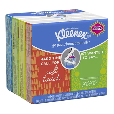 Kleenex 3-Ply Pocket Pack Facial Tissues (32 Pack of Tissues)