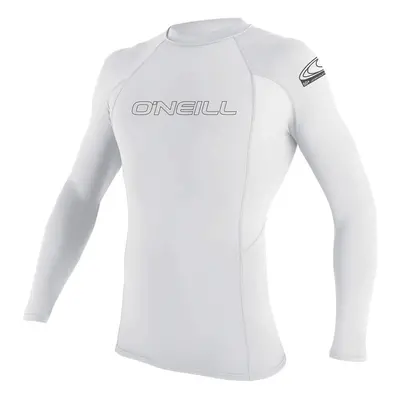 O'Neill Wetsuits Men's Basic Skins UPF 50+ Long Sleeve Rash Guard Whi