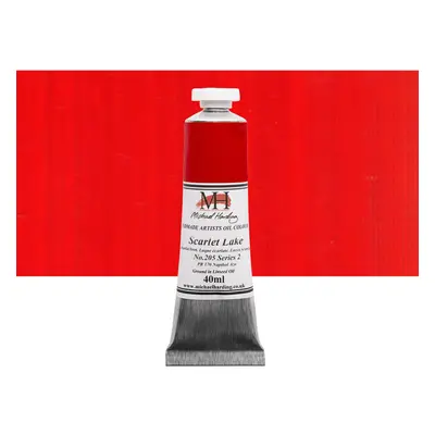 Michael Harding Artist Oil Colours Scarlet Lake 40ml Tube