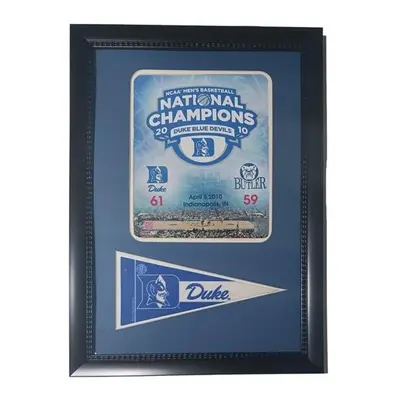 Encore Brandz Duke Blue Devils Basketball National Champions 12x18 Pennant Frame