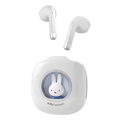 (Blue) Miffy Bluetooth Wireless EarBuds Headset TWS Bluetooth 5.3 Touch Control