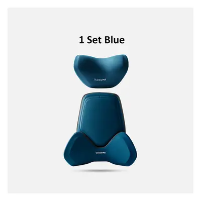 (1 Set Blue) Car Headrest Waist Support Car Seat Neck Pillow Universal Neck Pillow