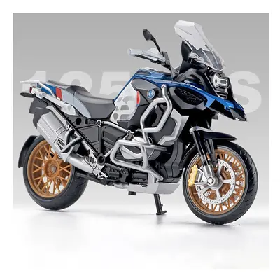 (Blue no box) 1:12 BMW R1250GS ADV Motorcycles Simulation Alloy Motorcycle Model Shock