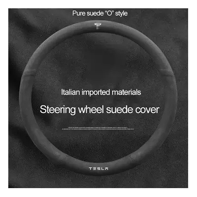 (O Type 36cm P S) For Tesla Model Y X Steering Wheel Cover Seasons CM Diameter