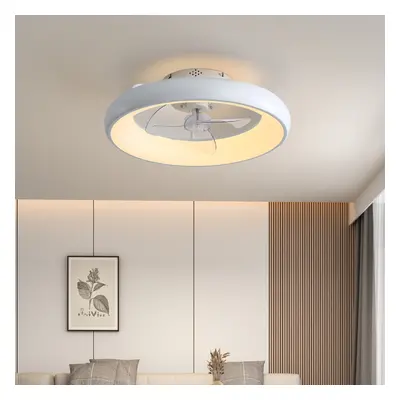 20inch Industrial Style Ceiling Mount LED Fan Light