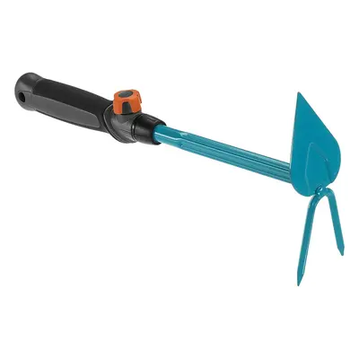 GARDENA combisystem Hand Hoe: Two-toothed double hoe for loosening soil, cm working width, heart