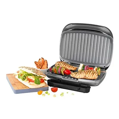 Salter EK4366 Electric Health Grill - Non-Stick Griddle Plate & Panini Press, Drip Tray, Automat