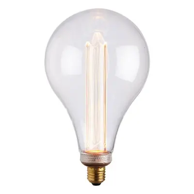 VINTAGE LED Filament Light Bulb CLEAR GLASS E27 Screw 2.5W 243mm x 148mm Lamp