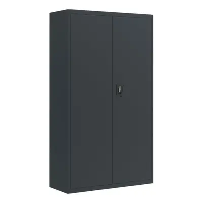 vidaXL File Cabinet Locking Storage Cabinet Filing Cabinet Anthracite Steel