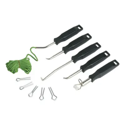 6 Piece Windscreen Installation Tool Kit - Composite Handles - Rubbered Screens