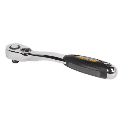 Pear-Head Offset Ratchet Wrench - 1/4" Sq Drive - Flip Reverse - 72-Tooth