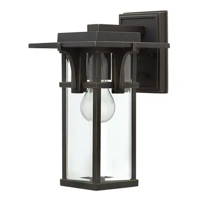 Outdoor IP44 Wall Light Oil Rubbed Bronze LED E27 100W d01364