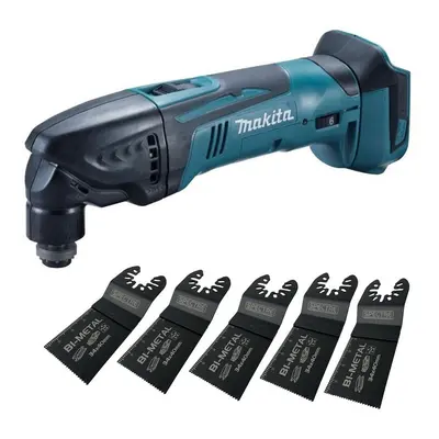 Makita DTM50Z 18v LXT Li-Ion Cordless Multi Tool Bare Unit + BIM Plunge Blades