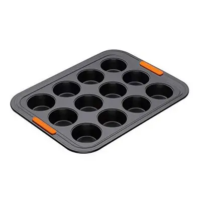 NonStick Carbon Steel Bakeware Cup Mini Muffin Tray Black cm