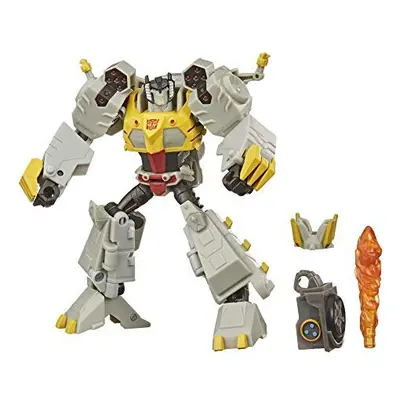 Transformers Bumblebee Cyberverse Adventures Deluxe Class Grimlock Action Figure Toy, Build-A-Fi