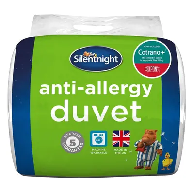 Silentnight Anti-Allergy Duvet, Deluxe with Dupont, 13,5 Tog, Single, Anti-Bacterial Quilt