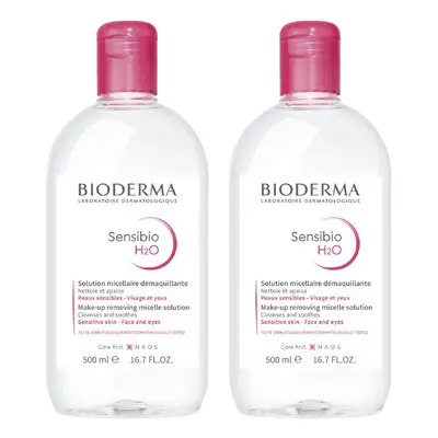 Bioderma Sensibio H2O Micellar Water Duo Pack Makeup Remover Gentle