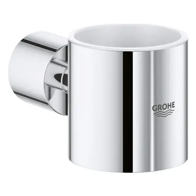 GROHE Atrio Soap Dispenser Holder 11.5 x 9.5 x 7.0 cm Starlight Chrome