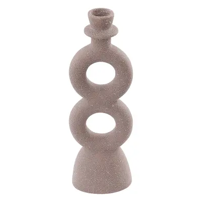 Candle Holder NAOUSA Ceramic cm Beige