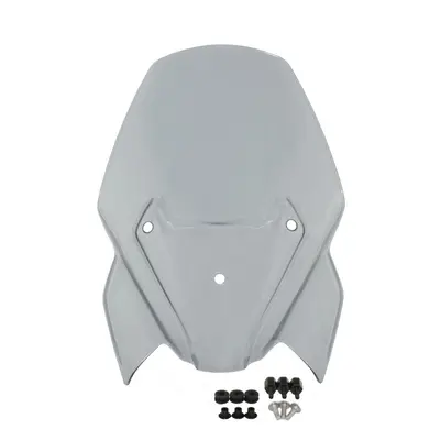 (Smoke Grey) Motorcycle Parts Front Windscreen Windshield Fly Screen Shield Wind Deflector