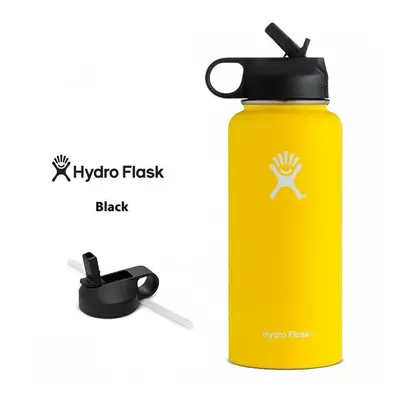 (Sunflower, 40oz) Water Bottle | Straw Lid | Outdoor Portable Insulated Cup