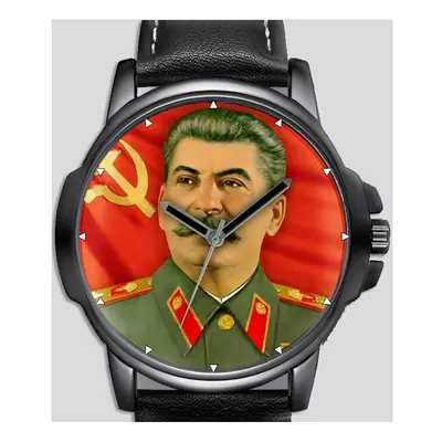 Stalin Portrait USSR Dictator Beautiful Collectable Wrist Watch UK Seller