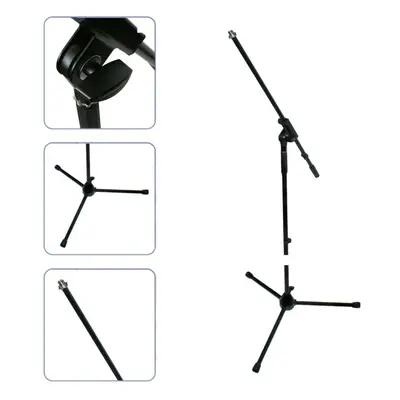 2x ADJUSTABLE MIC/MICROPHONE CLIP HOLDER STAND REMOVABLE Boom Arm