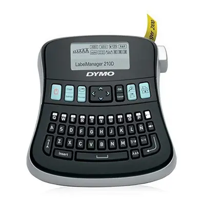 LabelManager 210D Label Maker Desktop Label Printer Portable Label Maker with QWERTY Keyboard La