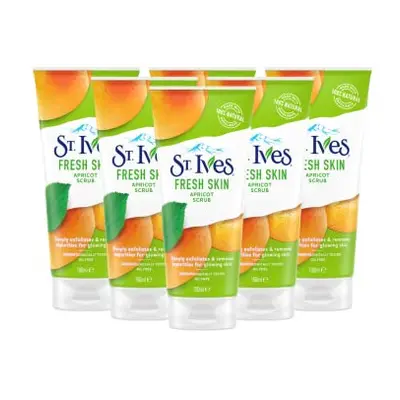 St Ives 150ml Fresh Skin Apricot Face Scrub (6 Pack)